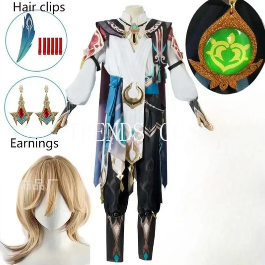 Genshin Impact Kaveh Unisex Cosplay Costume