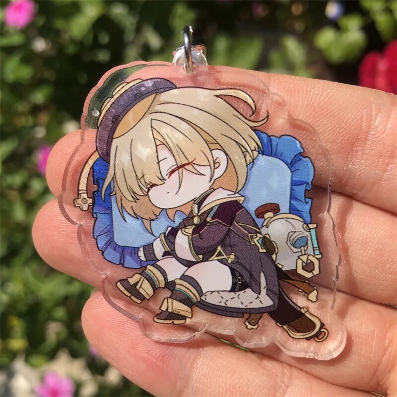 Genshin Sleeping Keychain