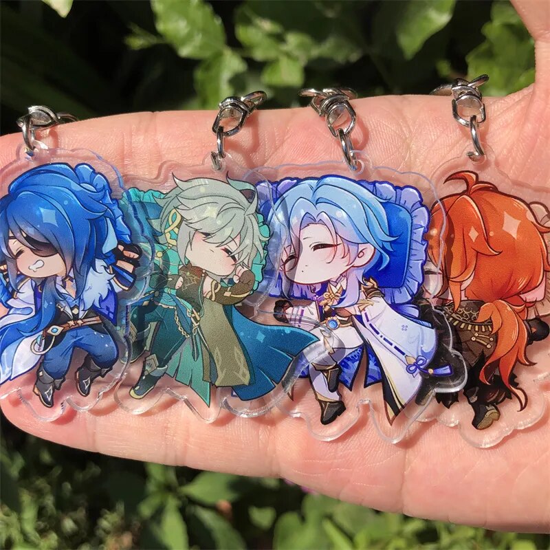 Genshin Sleeping Keychain