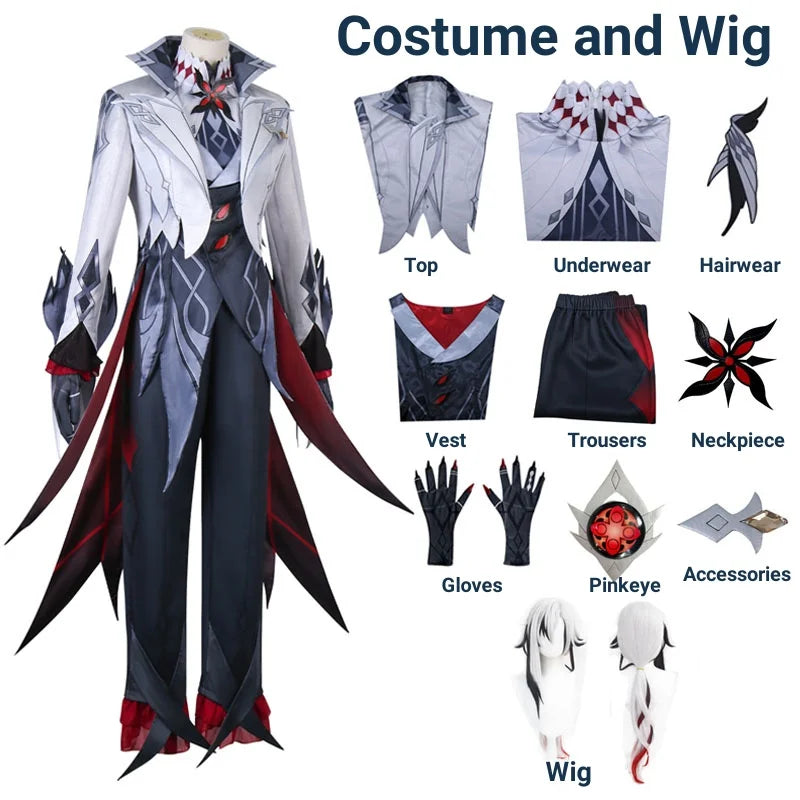 Genshin Impact Arlecchino Women Cosplay Costume