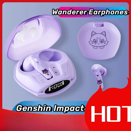 Genshin Impact Wanderer Meow TWS  Earphones