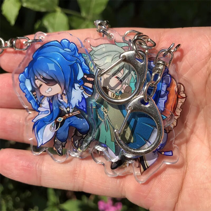 Genshin Sleeping Keychain