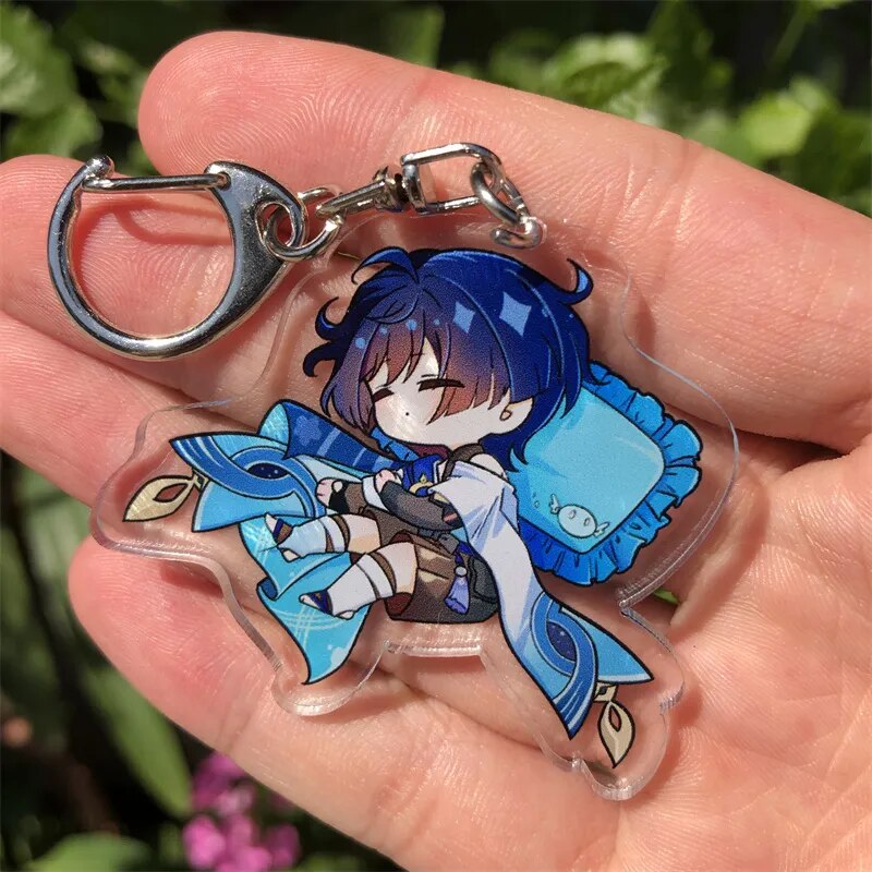 Genshin Sleeping Keychain