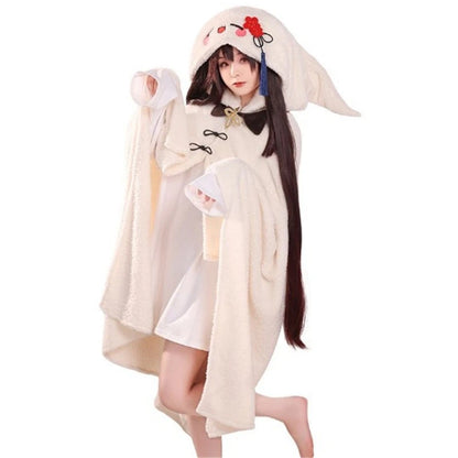 Genshin Impact Flannel Cloak (Free Size) – Hutao