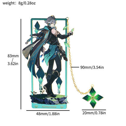 Genshin Impact Metal Bookmark – Alhaitham