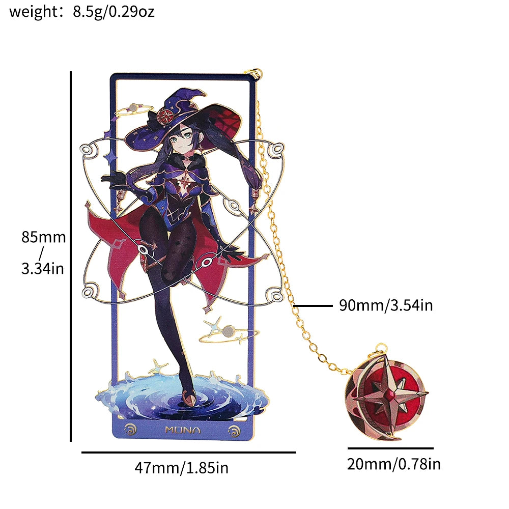 Genshin Impact Metal Bookmark