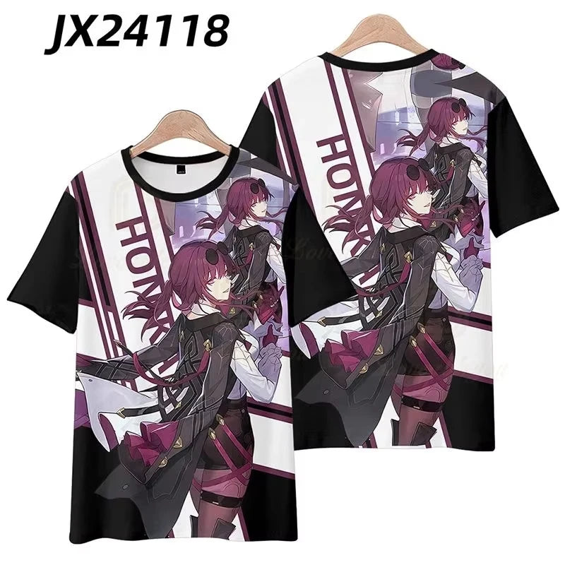Genshin Impact 3D Printed T Shirts
