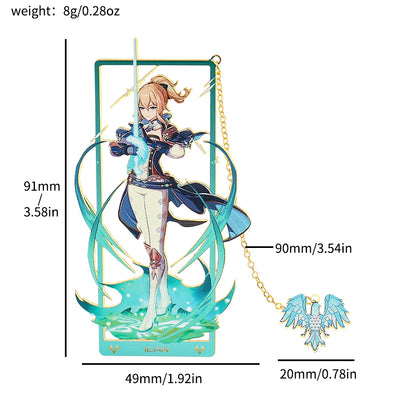 Genshin Impact Metal Bookmark – Jean