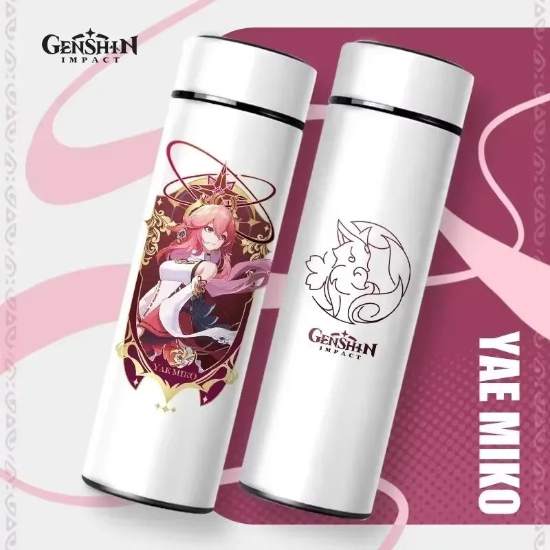 Genshin Impact Temperature Display Thermos