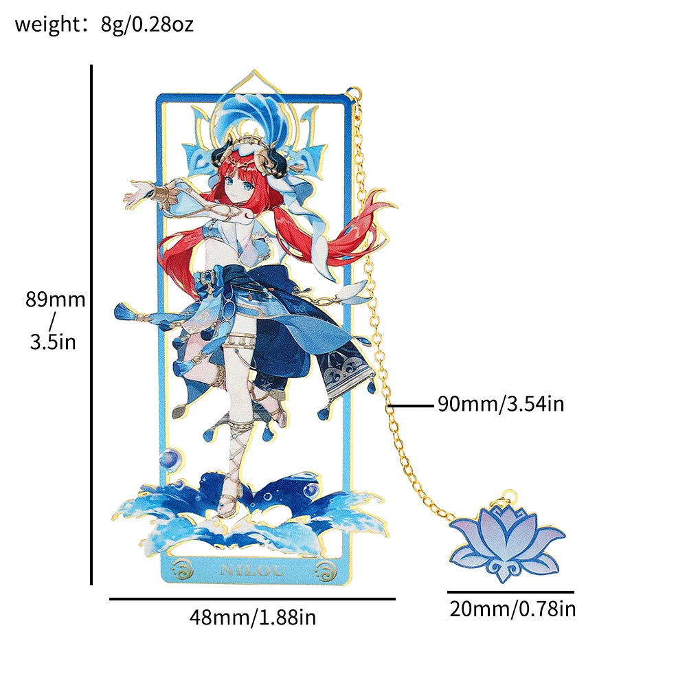 Genshin Impact Metal Bookmark