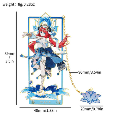 Genshin Impact Metal Bookmark – Nilou