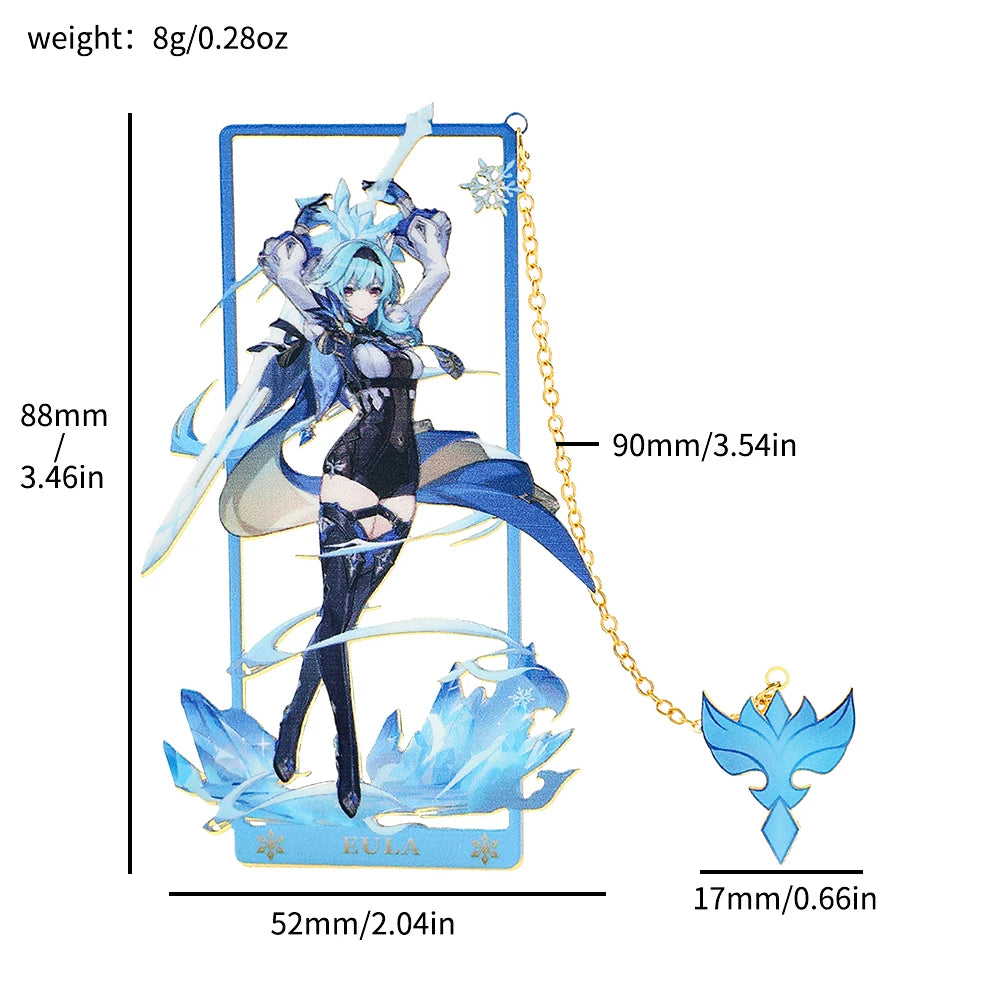 Genshin Impact Metal Bookmark