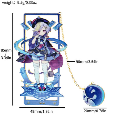 Genshin Impact Metal Bookmark – Qiqi 2