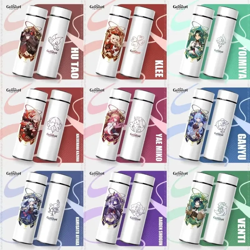 Genshin Impact Temperature Display Thermos