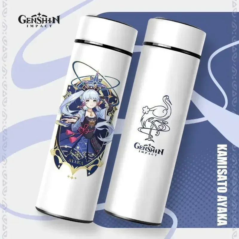 Genshin Impact Temperature Display Thermos