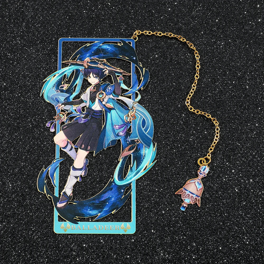 Genshin Impact Metal Bookmark