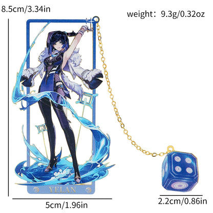 Genshin Impact Metal Bookmark – Yelan
