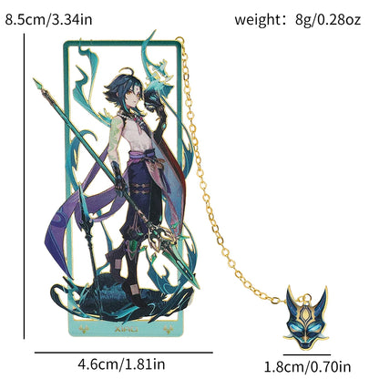 Genshin Impact Metal Bookmark – Xiao