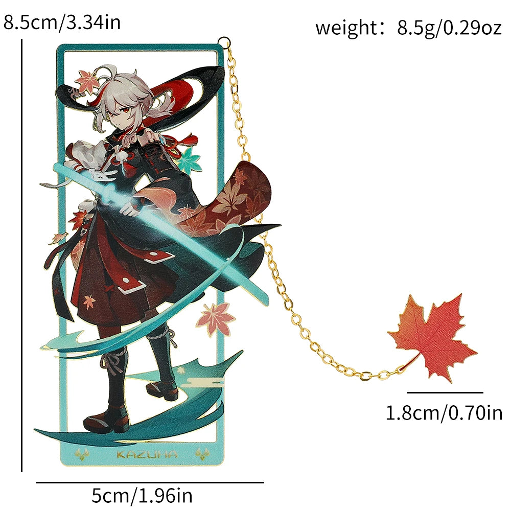 Genshin Impact Metal Bookmark
