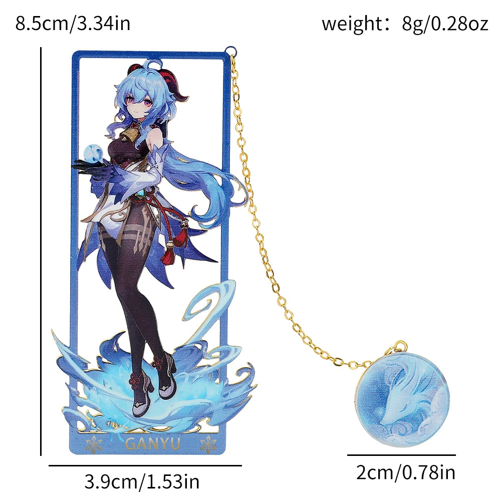 Genshin Impact Metal Bookmark