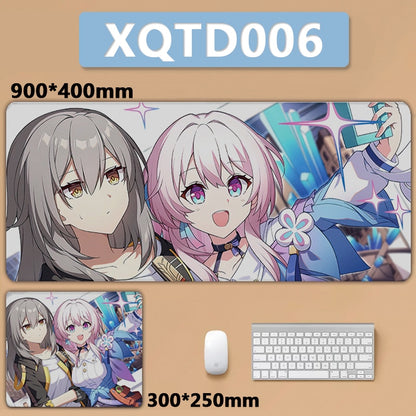 Honkai: Star Rail Mousepad – Trailblazer & March7th (2) / 300x250x2mm