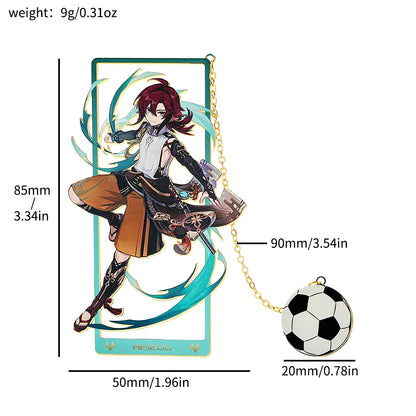 Genshin Impact Metal Bookmark – Heizou