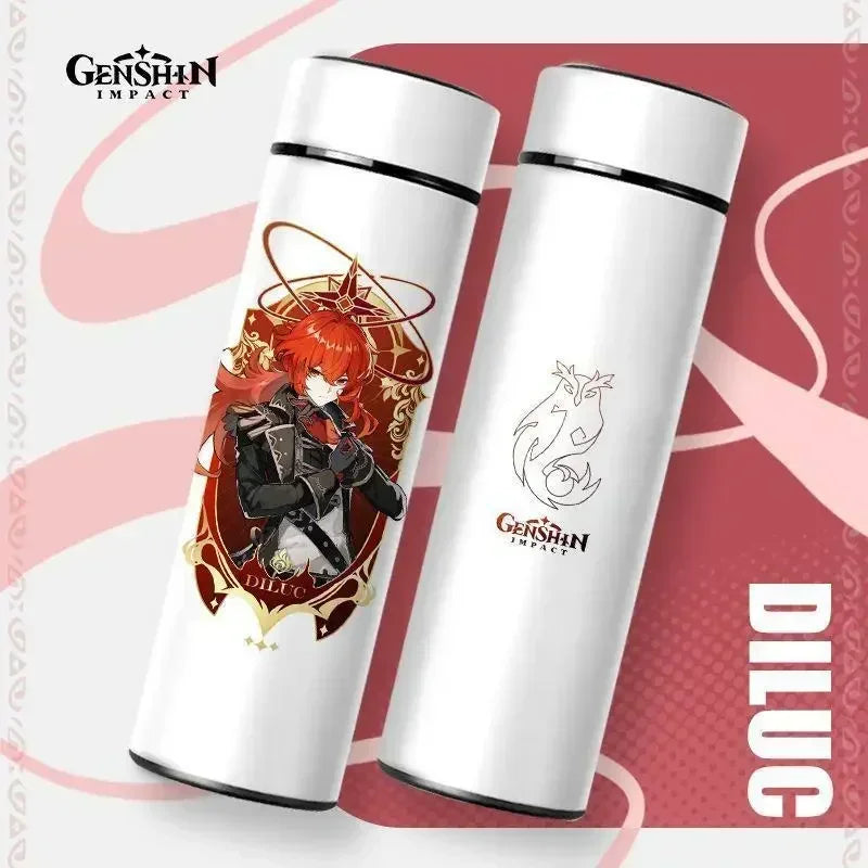 Genshin Impact Temperature Display Thermos