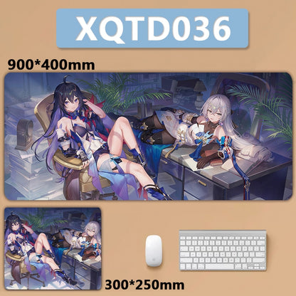 Honkai: Star Rail Mousepad – Bronya & Seele / 300x250x2mm
