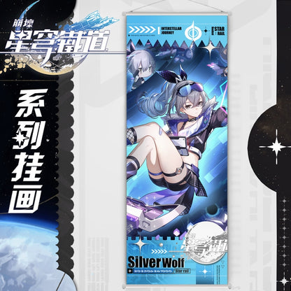 Honkai: Star Rail Scroll Canvas – Silver Wolf