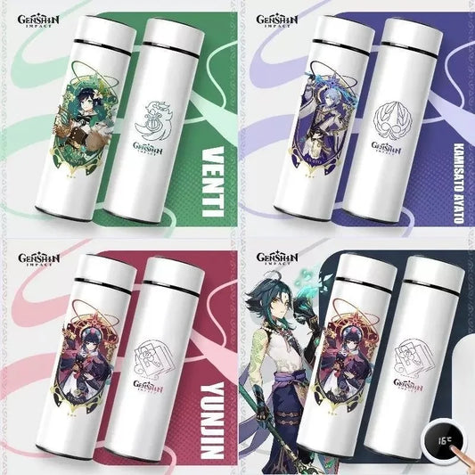Genshin Impact Temperature Display Thermos