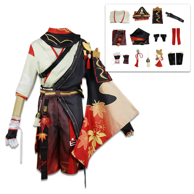 Genshin Impact Kazuha Unisex Cosplay Costume