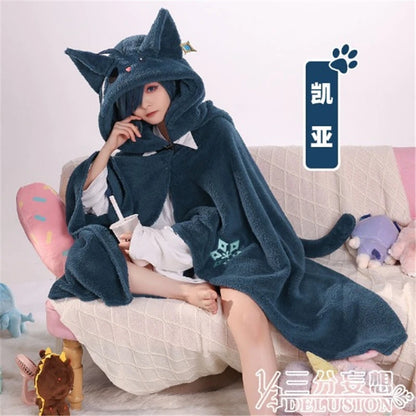 Genshin Impact Flannel Cloak (Free Size) – Kaeya