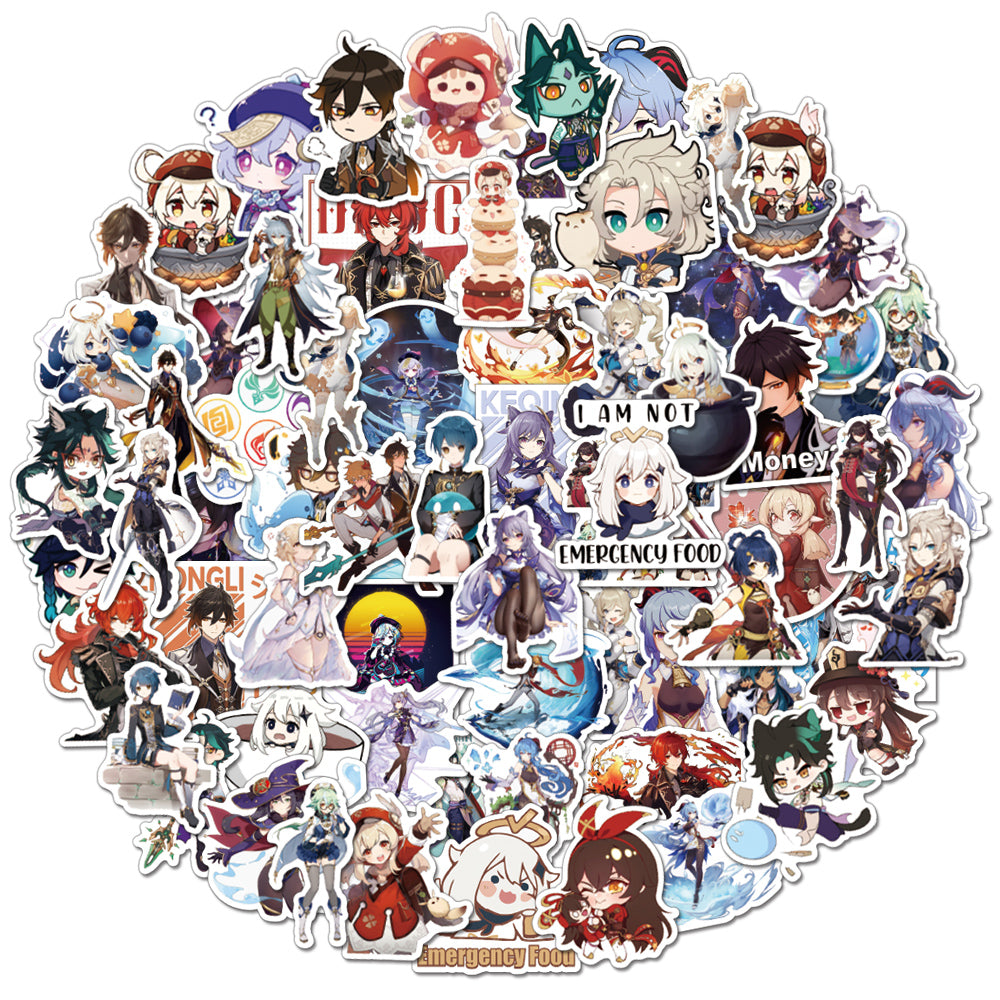 Genshin Learning Sticker Genshin Impact Stickers – GenshinGoodies