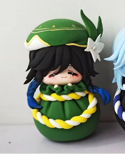 Genshin Chibi Clay Figurines