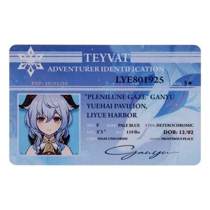 Genshin Impact Name Cards – Ganyu