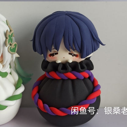 Handmade Chibi Clay Figurines – Genshin Impact – Scaramouche