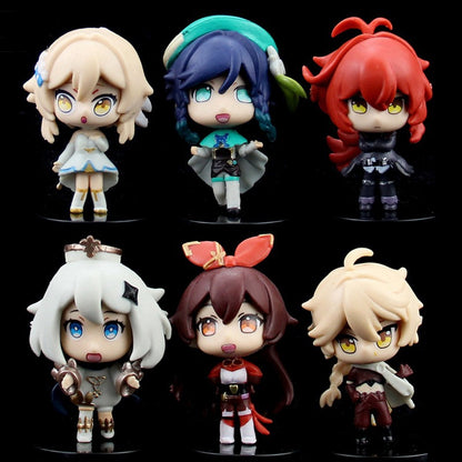 Genshin Impact Chibi Figurine Set (6 or 12 pcs) – photo 5