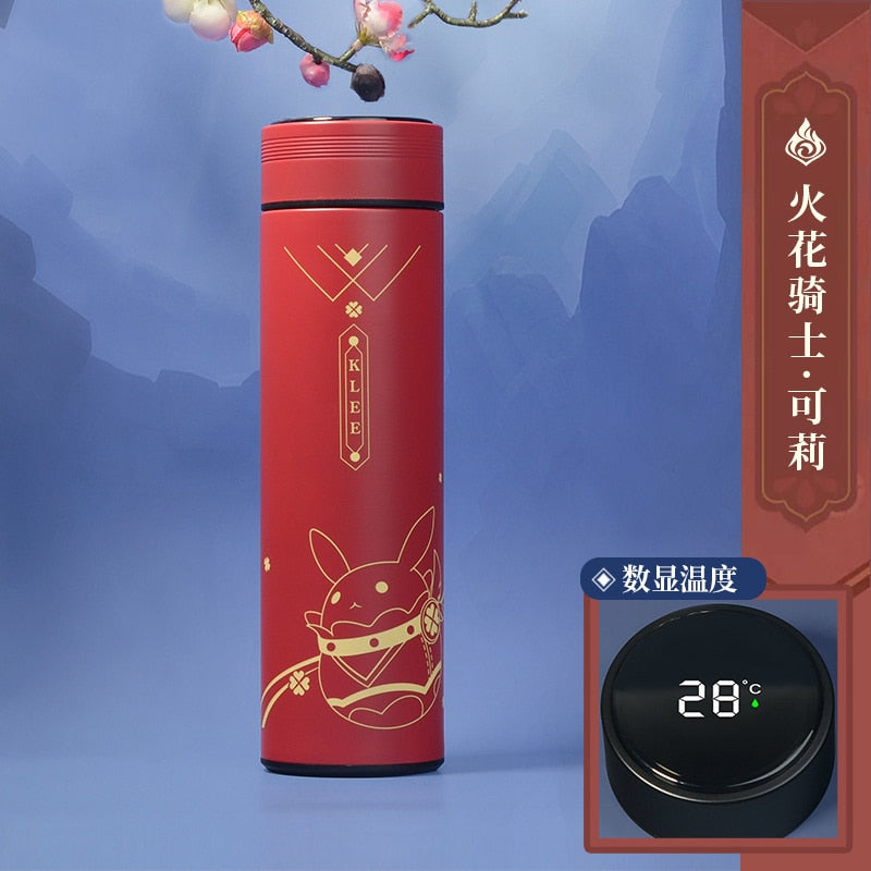 Genshin Bottle/Tumbler with Temperature Display