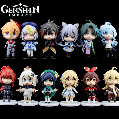 Genshin Impact Chibi Figurine Set (6 or 12 pcs) – photo 4