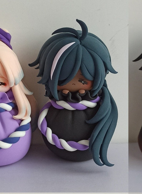 Genshin Chibi Clay Figurines