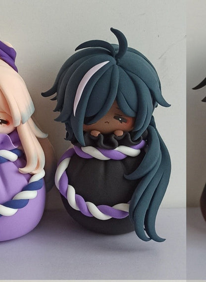 Handmade Chibi Clay Figurines – Genshin Impact – Kaeya