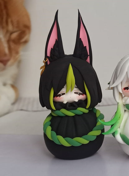 Handmade Chibi Clay Figurines – Genshin Impact – Tighnari