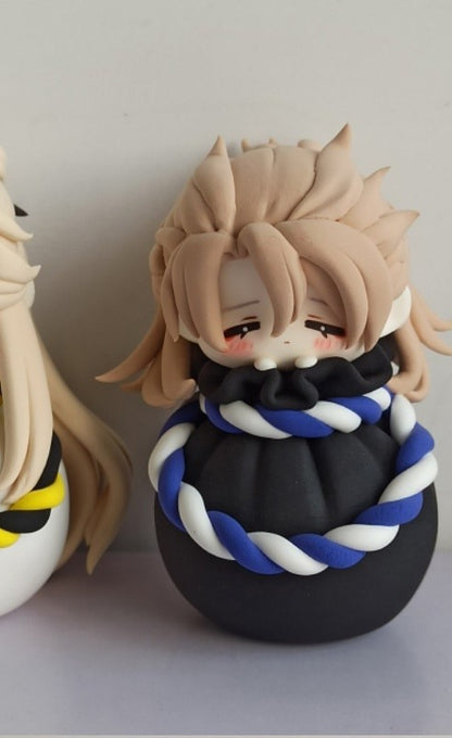 Handmade Chibi Clay Figurines – Genshin Impact – Albedo