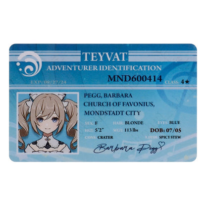Genshin Impact Name Cards – Barbara
