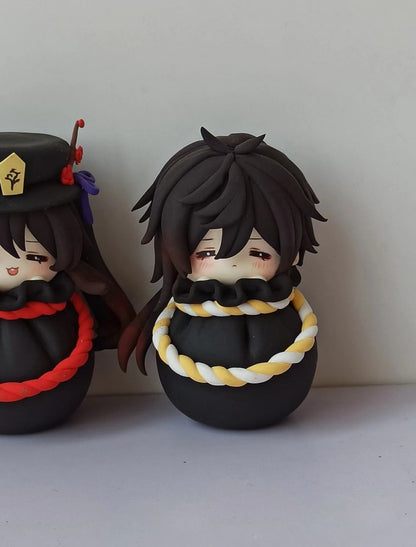 Handmade Chibi Clay Figurines – Genshin Impact – Zhongli