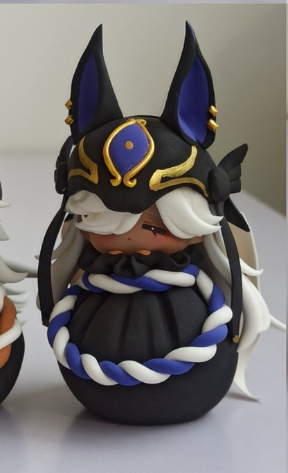 Handmade Chibi Clay Figurines – Genshin Impact – Cyno
