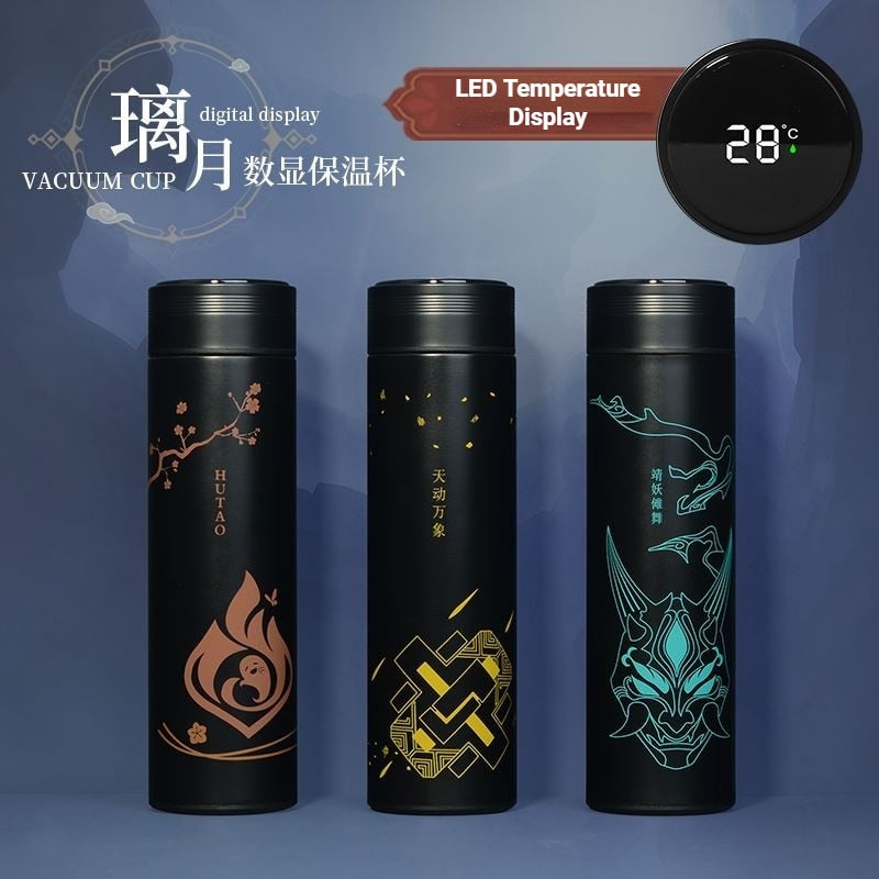 Genshin Bottle/Tumbler with Temperature Display