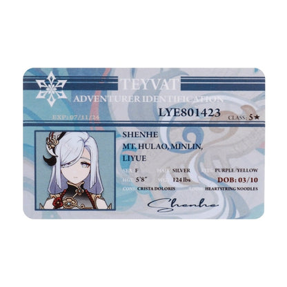 Genshin Impact Name Cards – Shenhe