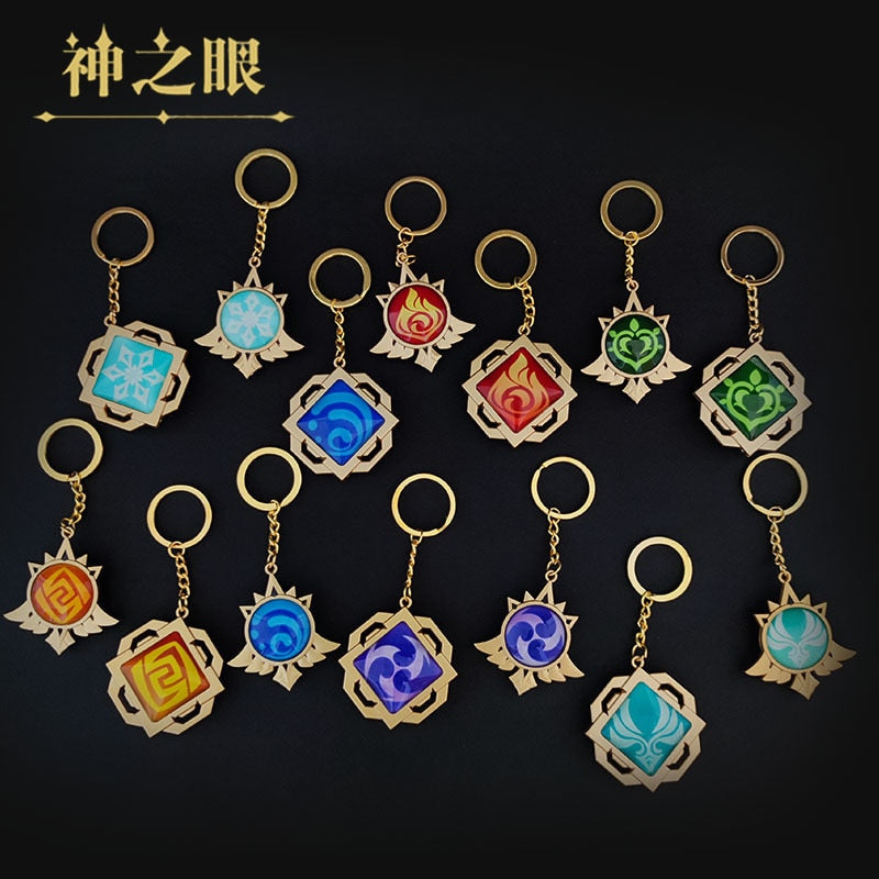 Elemental keychain – GenshinGoodies